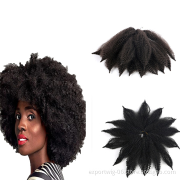 Colorful Soft Afro Kinky Curly Crochet Hair Extension Crochet Braid Marley Hair Braids Mali Bob